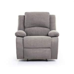 Fauteuil de relaxation manuel en microfibre