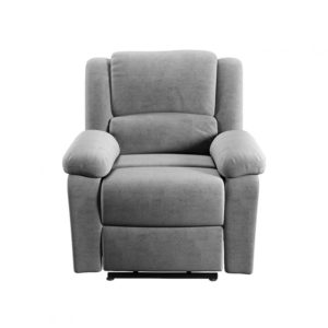 Fauteuil de relaxation électrique avec releveur en microfibre