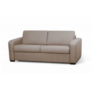 Canapé convertible système couchage express 3 places en tissu