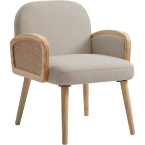 Fauteuil beige clair