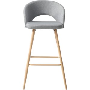 Tabouret de bar gris clair