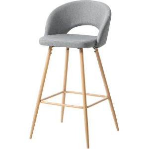 Tabouret de bar gris clair