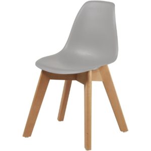 Chaise enfant grise