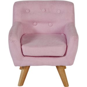 Fauteuil enfant rose