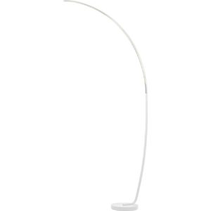 Lampadaire en arc blanc