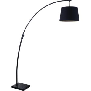 Lampadaire arc noir