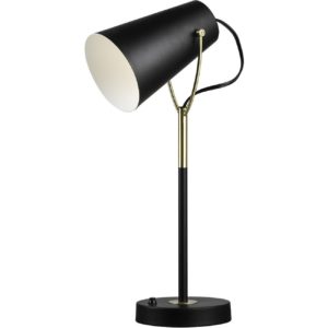 Lampe de chevet design noire