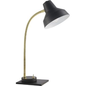 Lampe de bureau noire