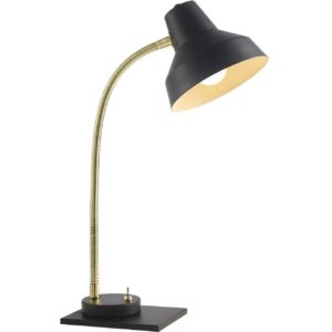 Lampe de bureau noire