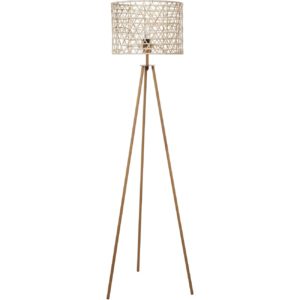 Lampadaire Beige en bambou