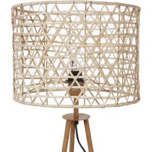 Lampadaire Beige en bambou