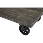 Table basse industrielle grise