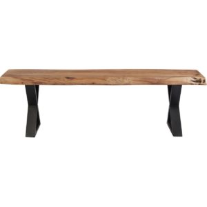 Banc en acacia noir