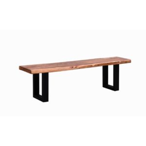 Banc en bois naturel d’acacia