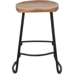 Tabouret de bar en bois d’acacia