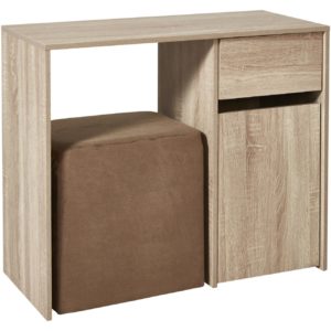 Bureau moderne avec pouf