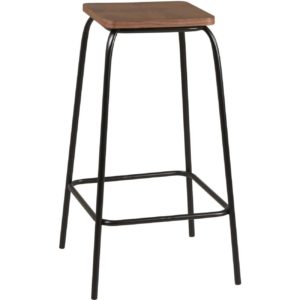 Tabouret de bar en bois style industriel