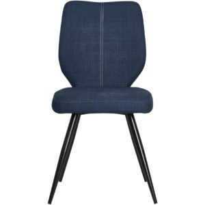 Chaise bleue scandinave