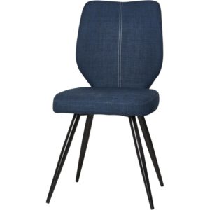 Chaise bleue scandinave