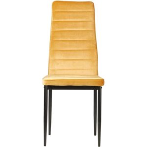 Lot de 4 Chaises Jaune Moutarde