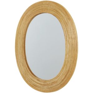 Miroir en rotin