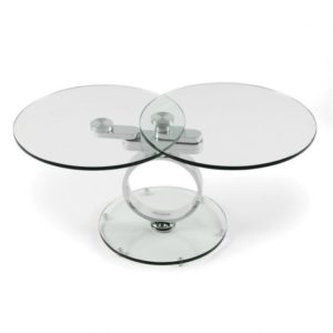 Table Basse en verre transparent