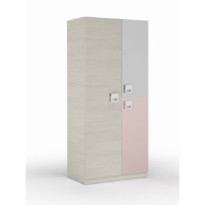 Armoire penderie enfant 3 portes L90 x H200 cm