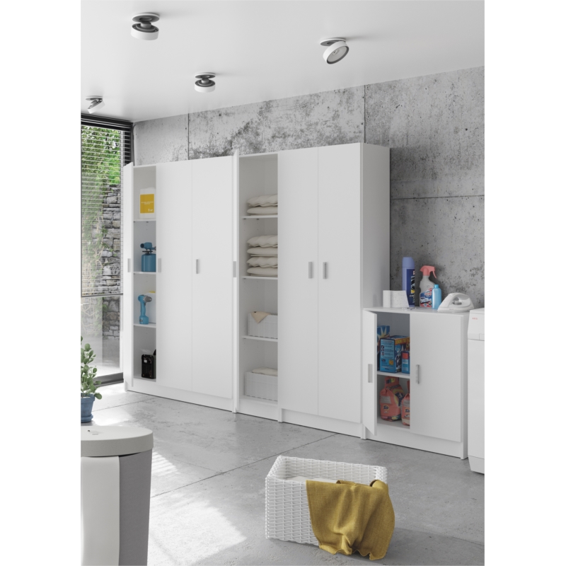 Armoire de rangement Blanc - L80 x H180