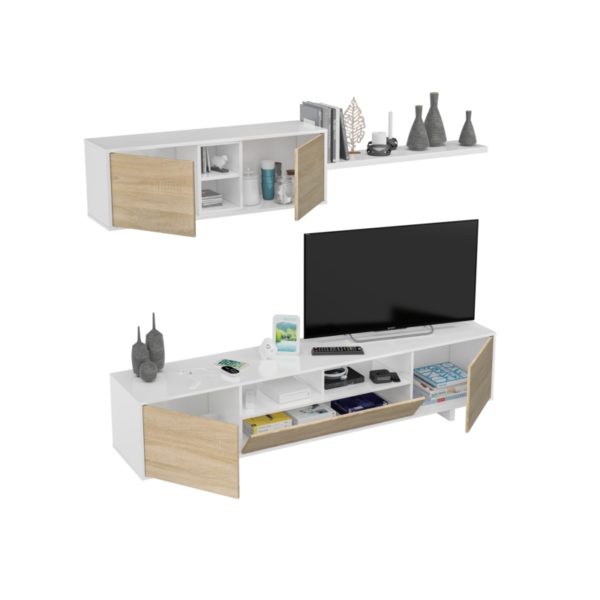 meuble-tv-3-portes-avec-1-niche-et-etagere-murale (5)