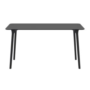 Table 140 cm plateau stratifié pour l’intérieur et l’extérieur