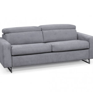 Canapé convertible système couchage express 3 places en tissu