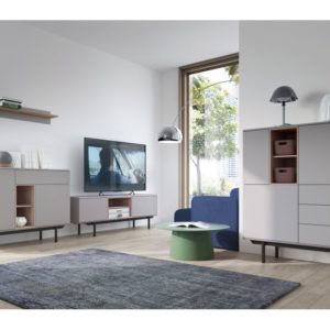 NORI – Buffet haut industriel 3 portes et 3 tiroirs