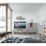 NORI – Meuble TV industriel 2 portes 150 cm