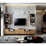 OLIE – Meuble TV 2 portes et 1 tiroir  135 cm