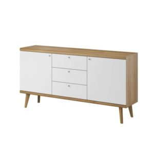 PRYSK – Buffet scandinave 2 portes et 3 tiroirs